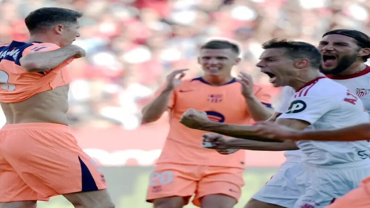 عاجل: رافينيا يُدمّر إشبيلية بهاتريك رهيب ويقود برشلونة لخماسية تاريخية - ريال مدريد في خطر!