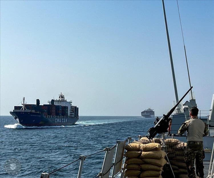 حرب الملاحة: أسبيدس يشدد الحماية في البحر الأحمر وخليج عدن وسط تصعيد إقليمي