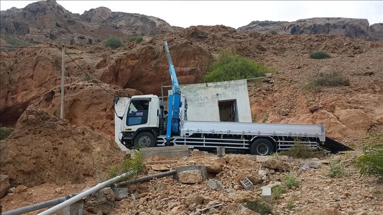 مشروع مياه بروم الأهلي يشهد عملية صيانة بعد الامطار التي شهدتها المنطقة