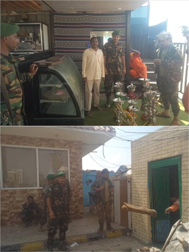 حملة ميدانية لإزالة العشوائيات وضبط المخالفات بكورنيشات خور مكسر