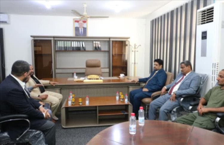 وزير التعليم الفني ي Discuss مع محافظ الضالع تطوير المعاهد الفنية والمهنية