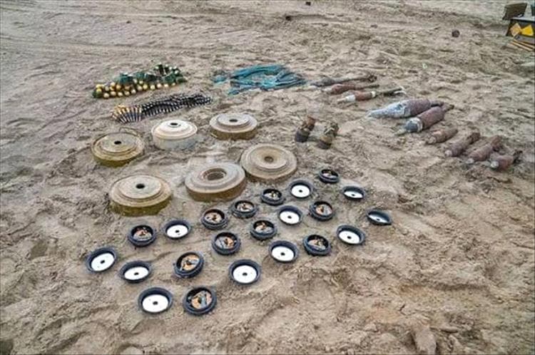 مسام” يعلن نزع أكثر من 1200 لغم وذخيرة غير منفجرة في بلادنا خلال أسبوع