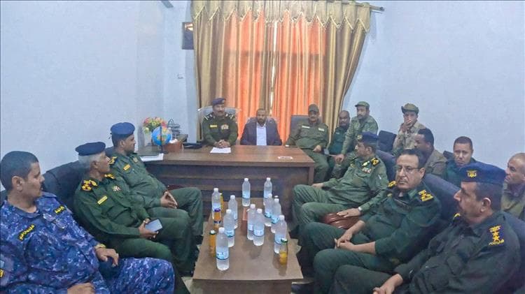 إتمام عملية الاستلام والتسليم بين اللواء القبة والعميد الثوير في إدارة أمن الضالع