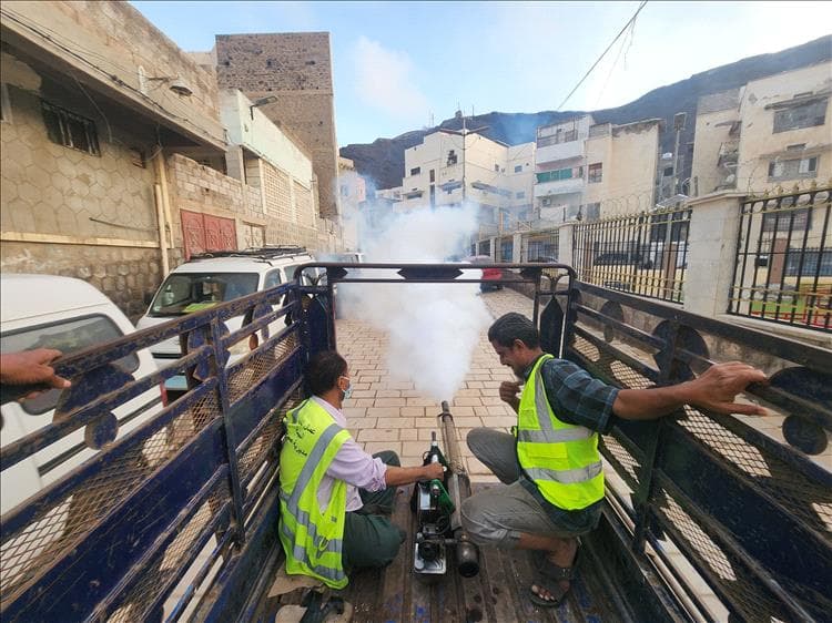 صحة البيئة بصيرة يواصل تنفيذ حملة رش ضبابي واسعة عقب الأمطار