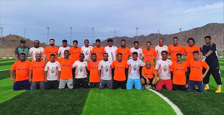 قدامى لاعبي اتحاد إنما يحققون الفوز في مباراة ودية بالوضيع