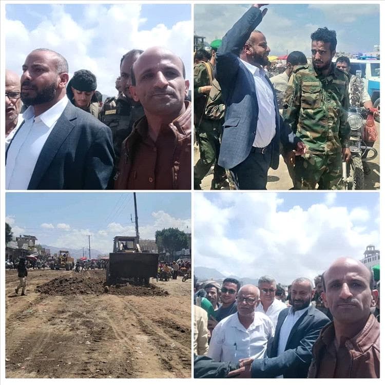 الضالع تخطو نحو التنمية بقيادة اللواء "القُبه" .. وتدشين بدء العمل بمشروع "جولة سناح" الاستراتيجية