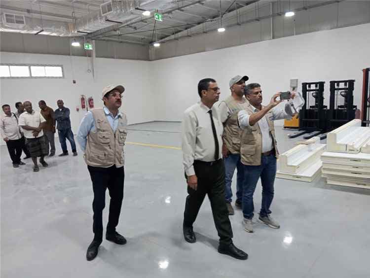 مدير صحة لحج يتفقد مشاريع صحية ويلتقي بالوفد الدولي