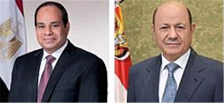 رئيس مجلس القيادة يجري اتصالا هاتفيا بالرئيس عبدالفتاح السيسي