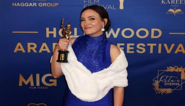 ريهام عبد الغفور ت获好莱坞阿拉伯电影节特别致敬