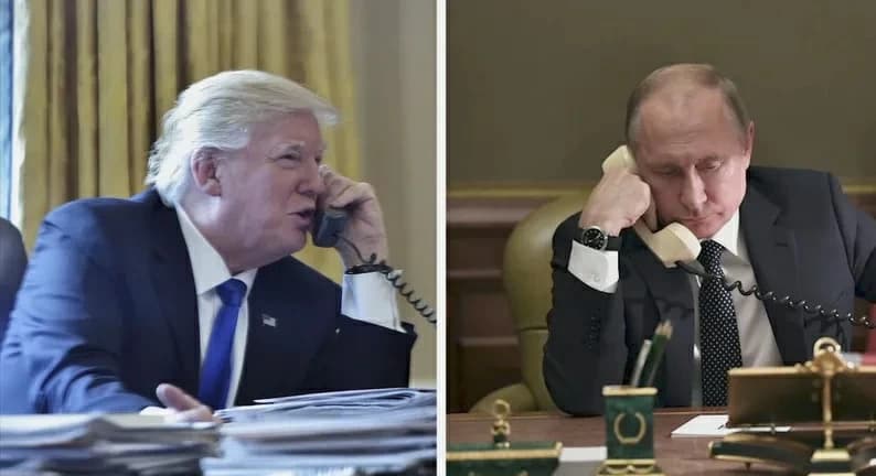 ترمب وبوتين يناقشان الأوضاع في إيران وأوكرانيا