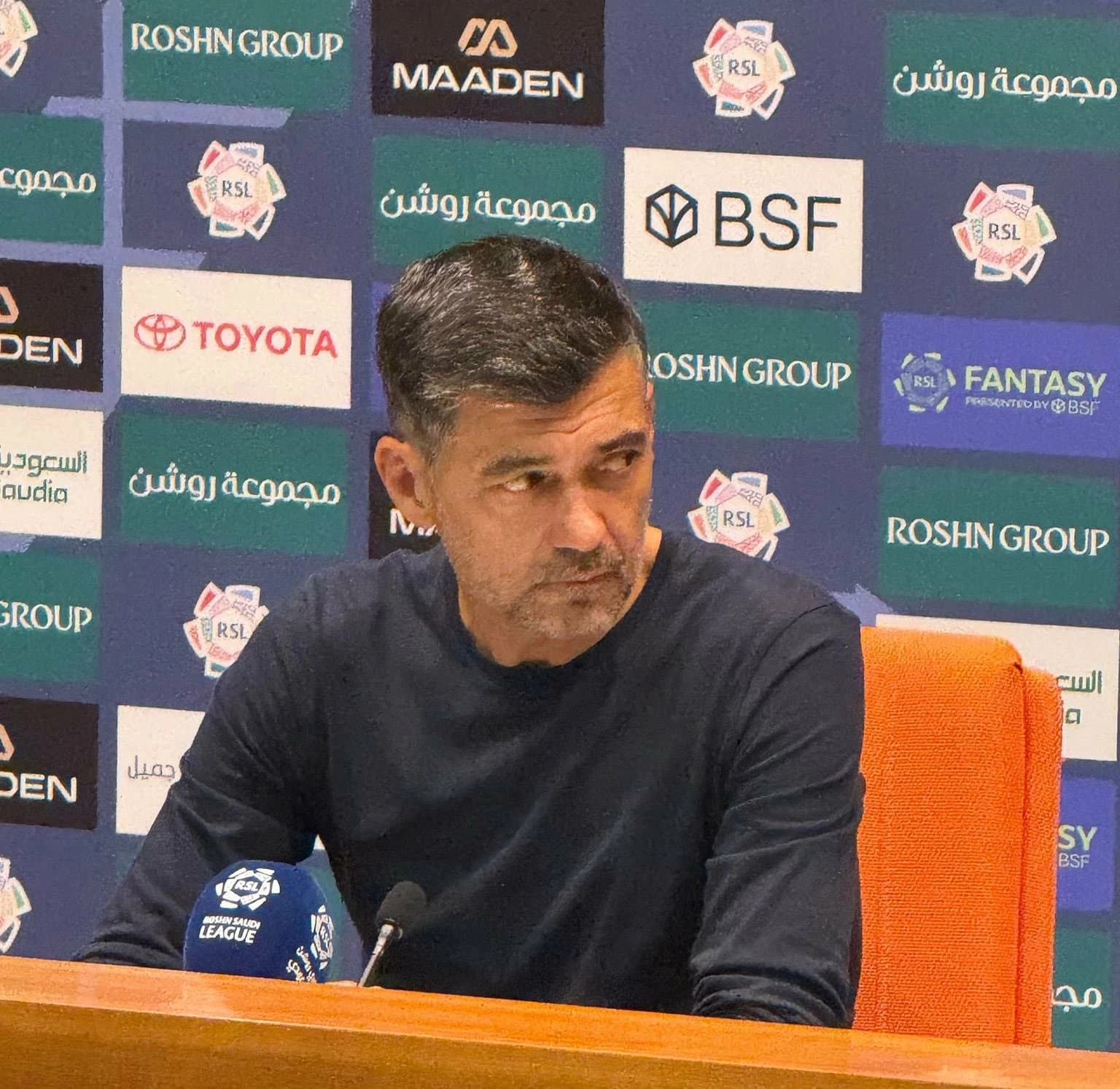 كونسيساو: أتحمل الخسارة.. وأداء اللاعبين البدني سيئ