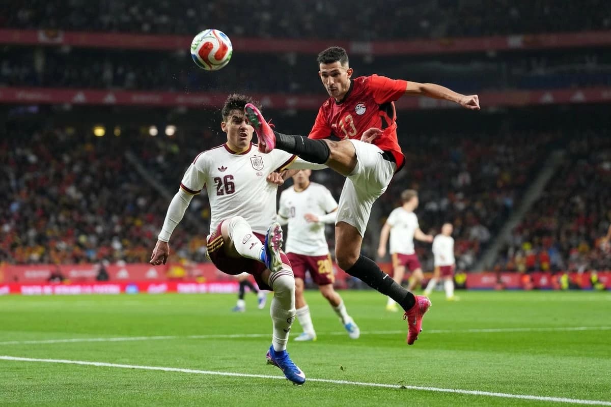 بـ10 لاعبين.. مصر تجبر إسبانيا على التعادل