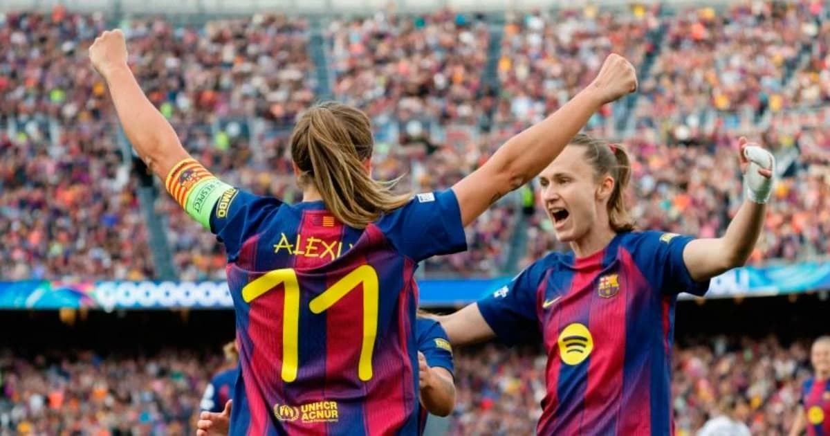 بـ12 هدفاً.. سيدات برشلونة يمطرن شباك ريال مدريد