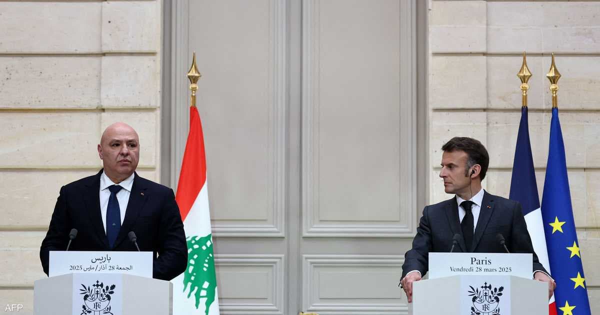 عون يطلب من ماكرون التدخل لعدم استهداف الضاحية الجنوبية