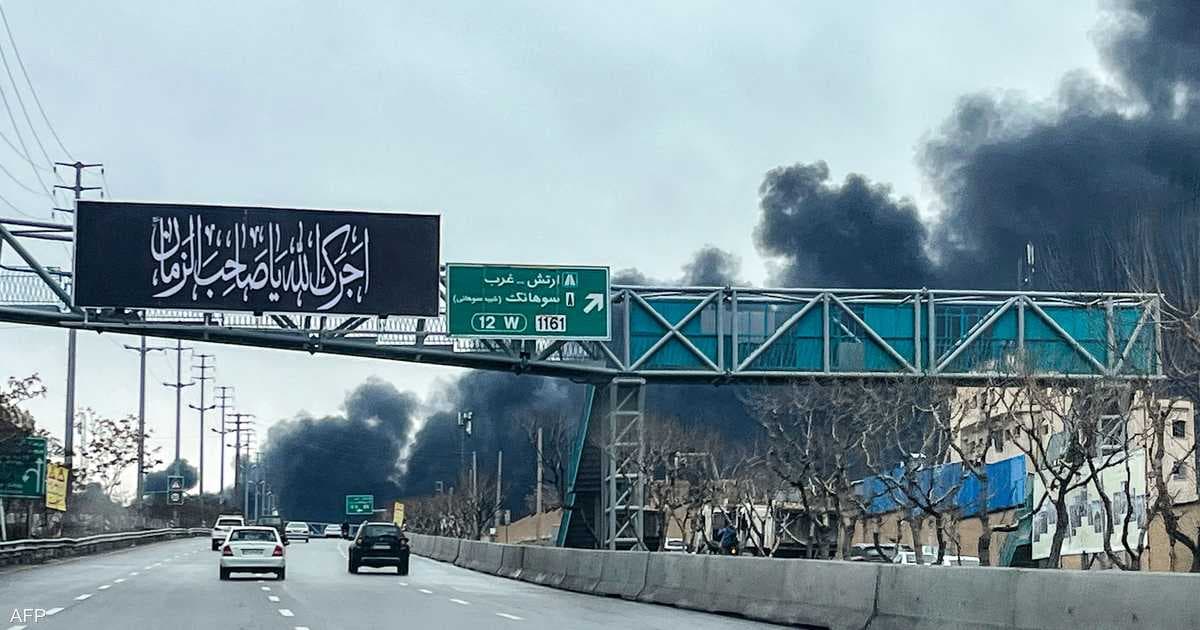 إسرائيل تعلن قصف مقر سلاح الجو للحرس الثوري في قلب طهران