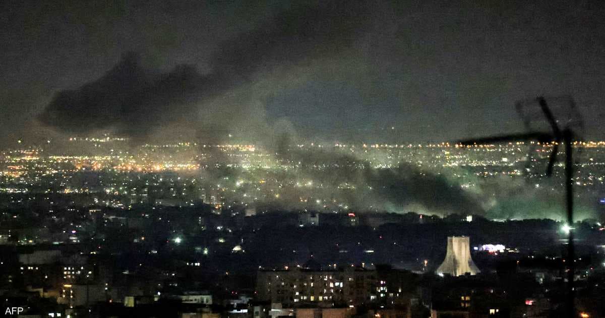 موجة ضربات إسرائيلية تستهدف البنية التحتية غرب إيران