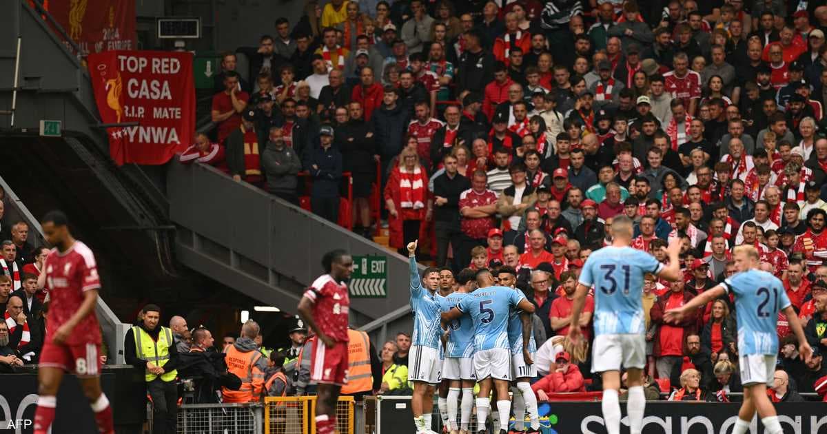 ليفربول يتعادل ثانية في البريميليغ أمام نوتنغهام فورست