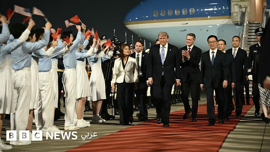 ترامب في بكين: مباحثات ت、