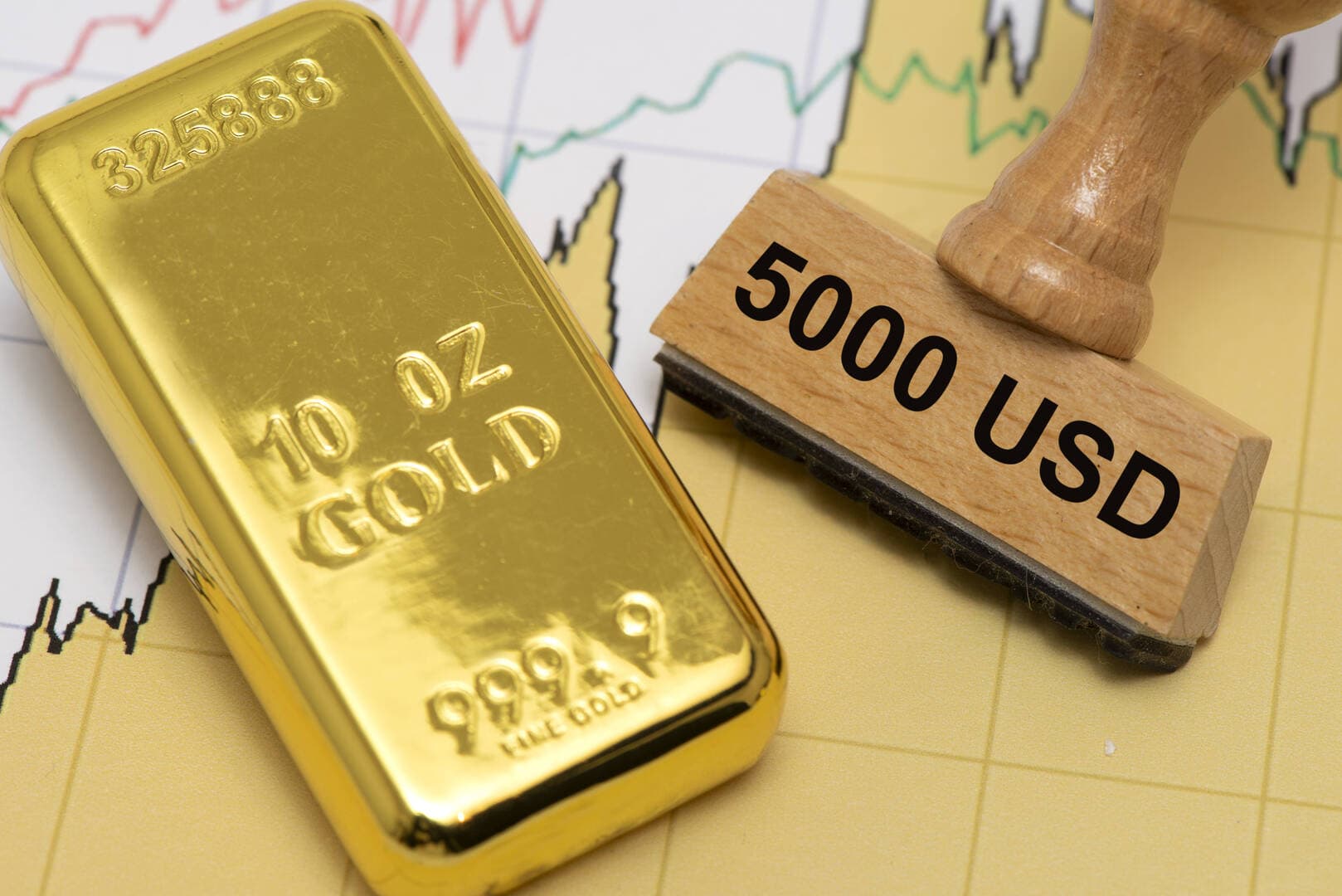 ارتفاع أسعار الذهب خلافا للدولار