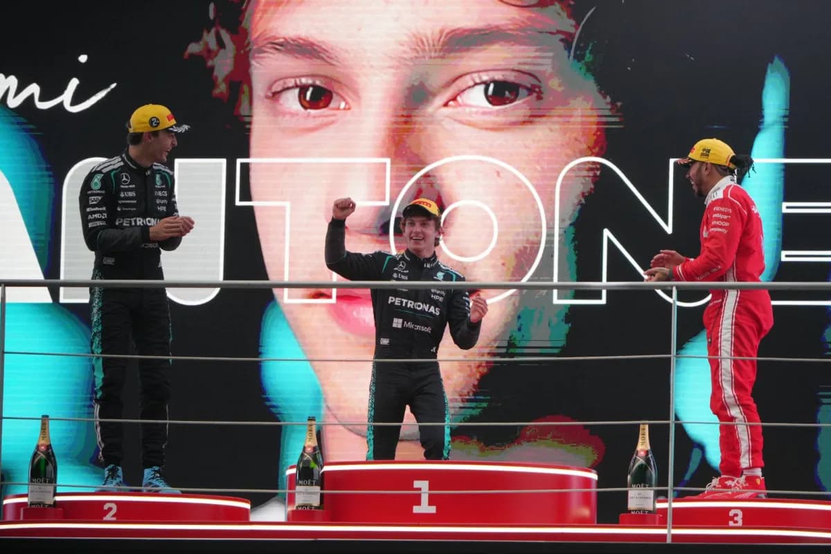 جائزة الصين الكبرى: أنتونيلي يحصد باكورة انتصاراته... وثنائية جديدة لمرسيدس