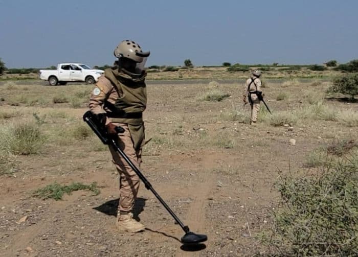 “مسام” ينزع 1,786 لغماً وذخيرة متفجرة خلال أسبوع في اليمن