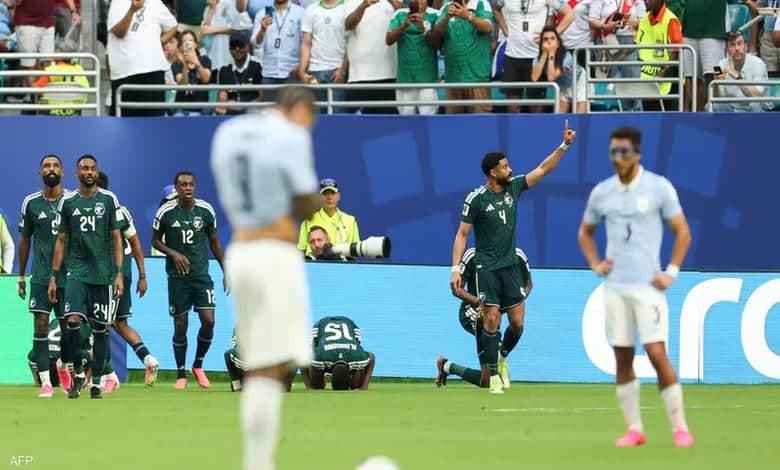 هدف متأخر يحرم السعودية من انتصار تاريخي أمام أوروغواي