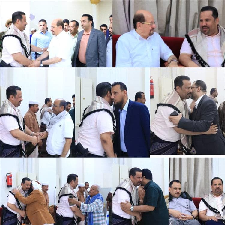 يتقدمهم رئيس الوزراء.. مسؤولين وسفراء يقدمون واجب العزاء للعميد السعيدي في وفاة والدته