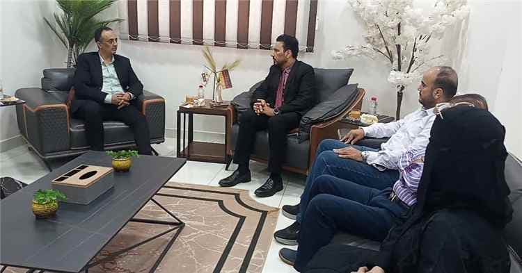 مدير عام صحة عدن يزور الجامعة الألمانية الدولية ومستشفى عدن الألماني الدولي