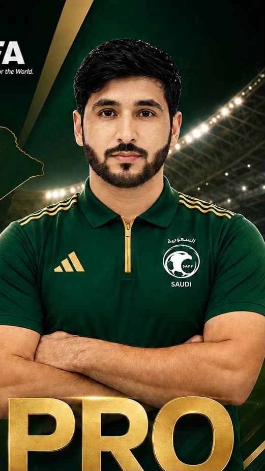 الشمري يحصل على شهادة «البرو» من «الفيفا»