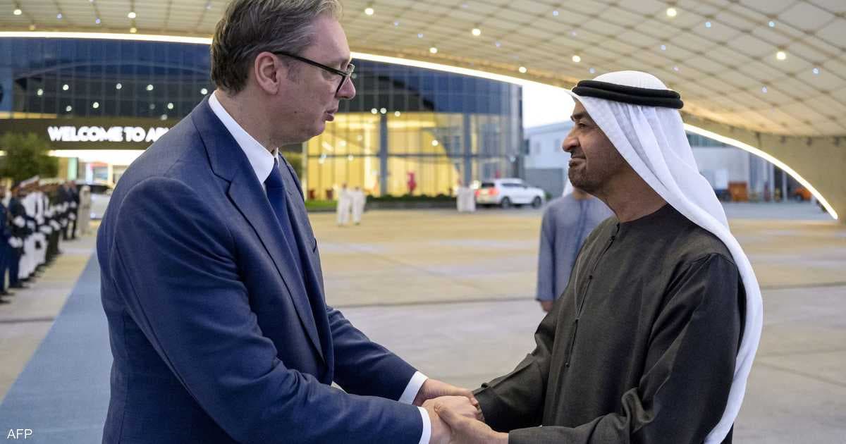 رئيس الإمارات يلتقي الرئيس الصربي ويبحث معه تطورات المنطقة